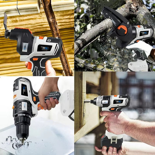 10-in-1 Cordless Power Tool Combo Kit