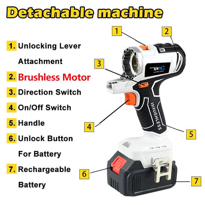 10-in-1 Cordless Power Tool Combo Kit