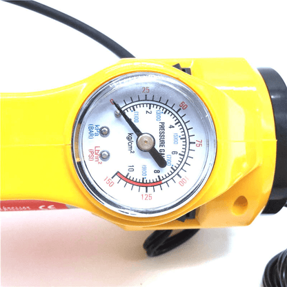 PORTABLE HEAVY DUTY AIR COMPRESSOR W/ SUPER BRIGHT FLASH LIGHT